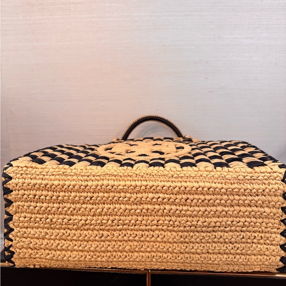 Tory Burch Rafia Tote - Picture 9 of 11
